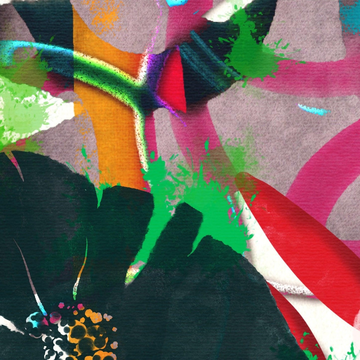 Blossoming Part 2, Renewal: Abstract Floral Fine Art Giclee