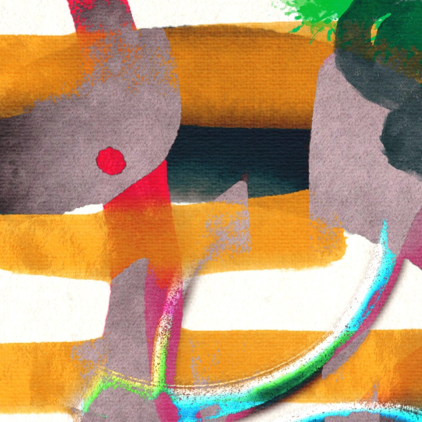 Blossoming Part 2, Renewal: Abstract Floral Fine Art Giclee