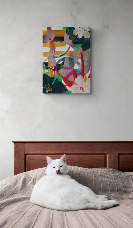 Blossoming Part 2, Renewal: Abstract Floral Fine Art Giclee