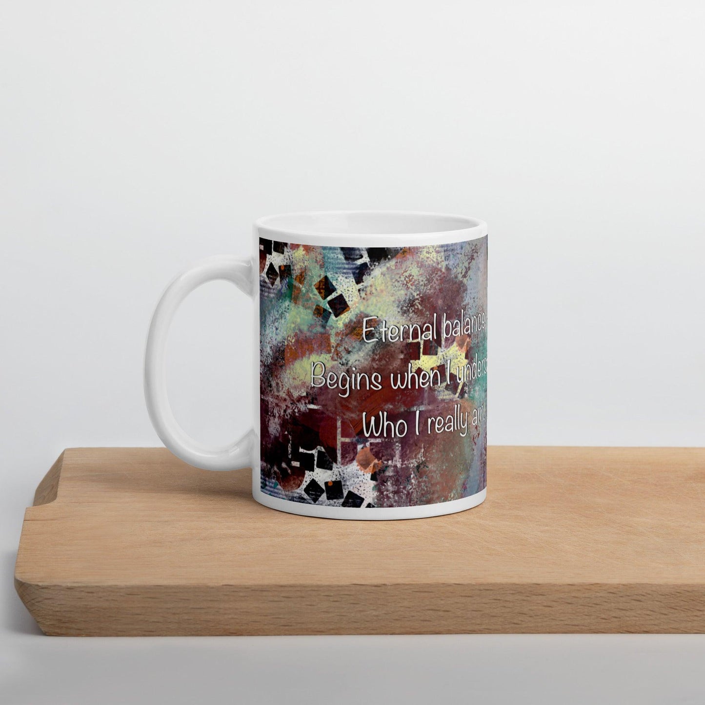 Eternal Balance Haiku Art Mug - Artfully Jonesy Designs