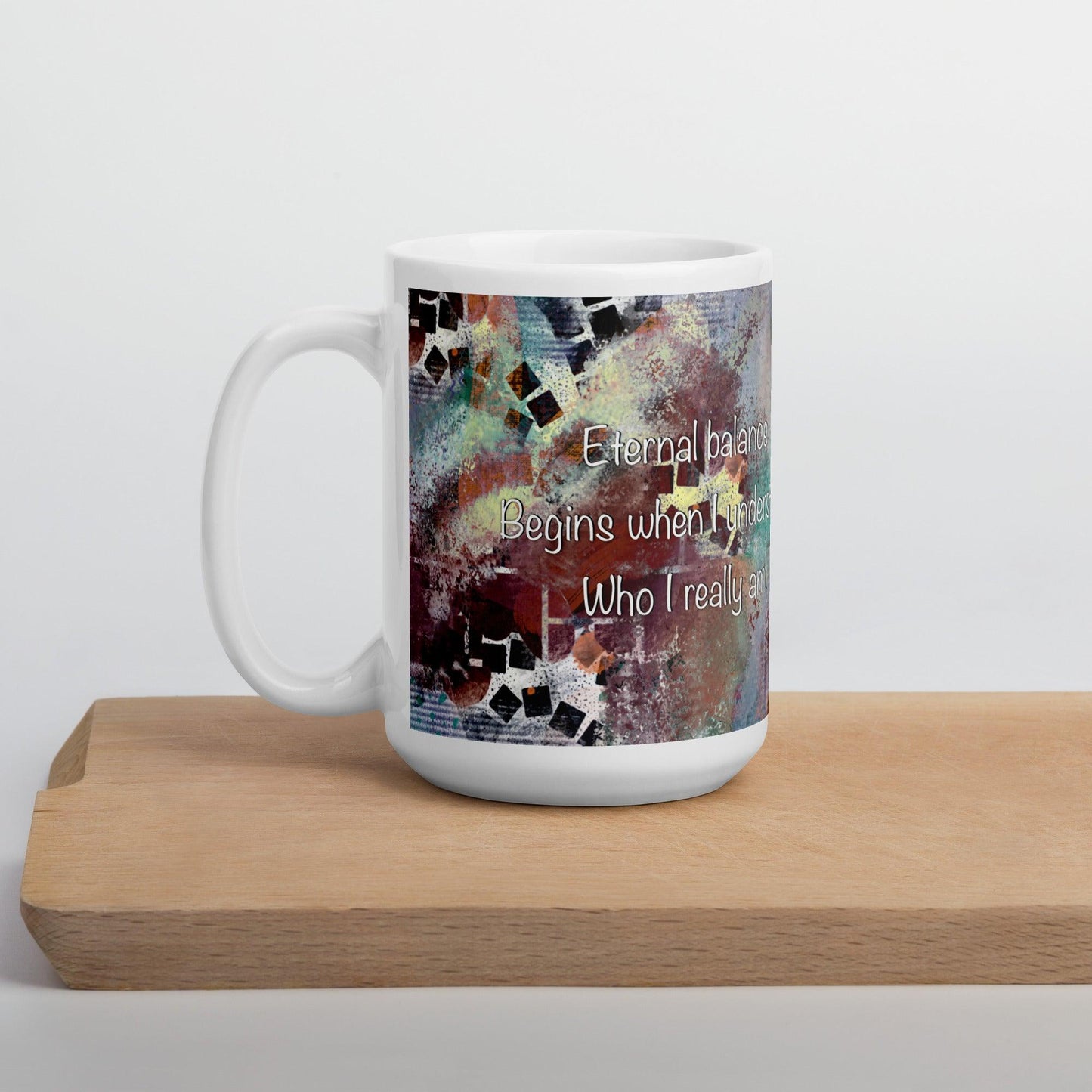 Eternal Balance Haiku Art Mug - Artfully Jonesy Designs